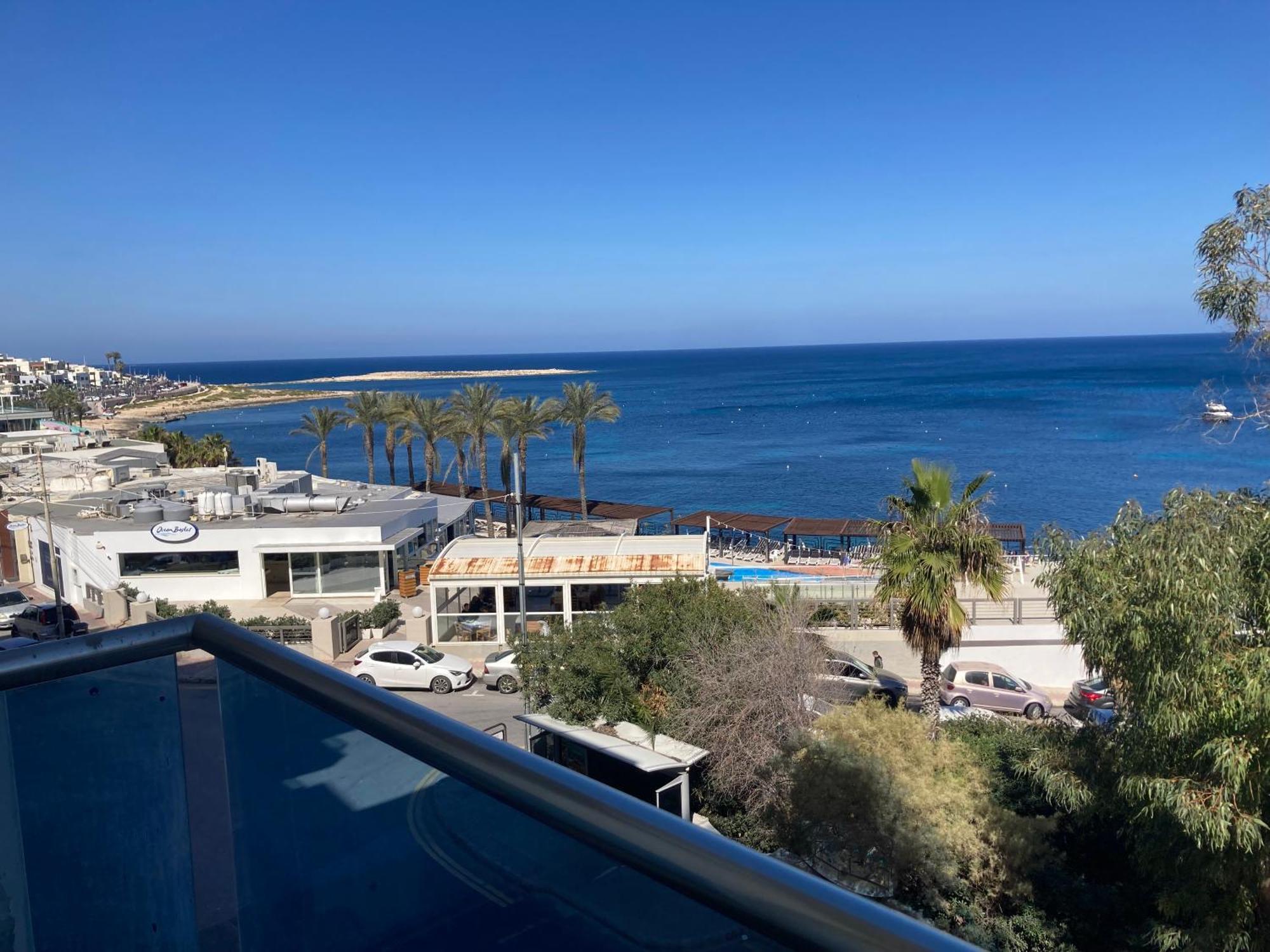 Sunrise Bay Apartments - Frontline Sea Views San Pawl il-Baħar Eksteriør bilde