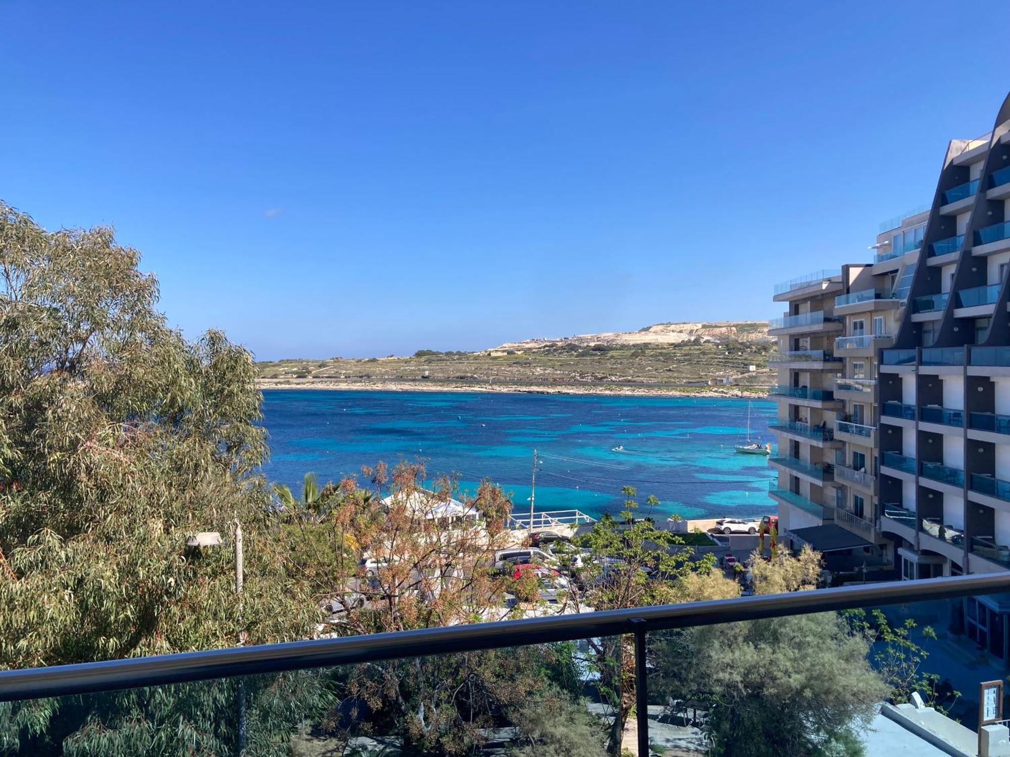 Sunrise Bay Apartments - Frontline Sea Views San Pawl il-Baħar Eksteriør bilde
